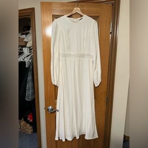 Zimmerman cream long sleeve dress
